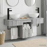  Set namještaja za kupaonicu 3 kom. Siva Sonoma 40 x 41 x 56 cm | shoptok.hr