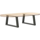  Noge za blagovaonski stol V-oblik 2 kom antracit 60x(30-31 3)cm | shoptok.hr