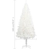  Umjetno osvijetljeno božićno drvce bijelo 180 cm | shoptok.hr