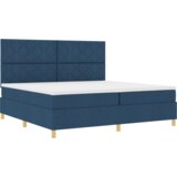  Krevet s box springom s madracem Plavi 200x200 cm Tkanina | shoptok.hr