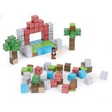  Magnetni set kockica za djecu – 96 dijelova, ružičasti dvorac | shoptok.hr