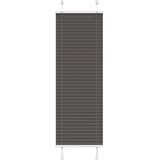 vidaXL Plisirana roleta crna 45x100 cm širina tkanine 44,4 cm Cijene