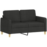  3-dijelni set sofa s jastucima crni od mikrovlakana | shoptok.hr