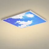  Brilagi-LED prigušiva svetiljka SLIMFRAME LED/58W/230V 60x60 cm srebrna/plava + daljinski upravljač | Eponuda.com