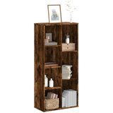 Furnova Knjižna omara dimljeni hrast 50x25x105 cm inženirski les, (21932387) Cene