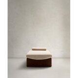 Kave Home Bež/u tamnoj prirodnoj boji ležaljka od šenila (promjenjiva) Topaz – | shoptok.hr