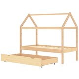  Okvir za dječji krevet s ladicom od masivne borovine 80x160 cm | shoptok.hr