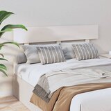  Uzglavlje za krevet bijelo 124 x 3 x 81 cm od masivne borovine | shoptok.hr