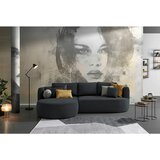 Welnova KOTNA SEDEŽNA GARNITURA, tkanina antracit | Shoptok.si