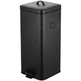 ES01-20040 kanta za otpatke metalna sa pedalom 30L crna