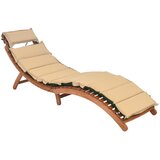 Gardenson VRTNI LEŽALNIK bež, barve lesa evkaliptusa, zelena | Shoptok.si