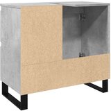 vidaXL Kupaonski ormarić za umivaonik boja betona 65x33x60 cm drveni | shoptok.hr