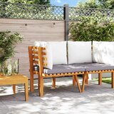  Kutna vrtna sofa od masivnog bagremovog drva s jastucima | shoptok.hr