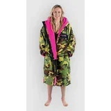 Advance Long Sleeve Surf poncho green camo pink remix