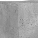  5-dijelni zidni TV elementi svjetlima boja betona drveni | shoptok.hr