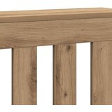 vidaXL Pokrov za radijator boja artisian hrast 149x20x82 cm drveni | shoptok.hr