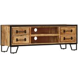 vidaXL TV omarica s predali 120x30x40 cm trden mangov les Cene