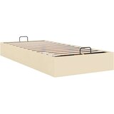 vidaXL Otomanski okvir kreveta bez madraca krem 90x190 cm od tkanine | shoptok.hr