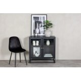 Venture Home vitrina Bakal 85 × 40 × 85 cm, crna Cijene