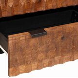  Kreveta 2 pcs Fin&amp;scaron; acacije smeđa 60 x 33 x 75 cm Slike