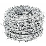  Bodljikava žica Srebrno 50 m Čelik vruće galvaniziran | shoptok.hr