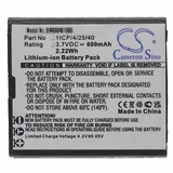 VHBW Baterija za Bea-Fon SL495 / SL595, 600 mAh