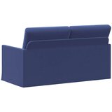  Kauč za dvoje Policijska plava 150 x 81 x 82 cm Baršun | shoptok.hr