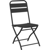 vidaXL Zložljive vrtne stole 2 kosa Antracit 42x52x82 cm Prašno lakirano jeklo | Shoptok.si