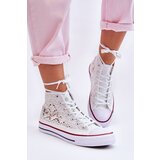 Boto Women's Lace High Sneakers White Cornella | Shoptok.si