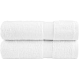 vidaXL Premium kopalne brisače 2 kosa bela 100x150 cm 600 gsm bombaž | Shoptok.si