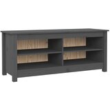 Maison Chic Klop za čevlje - Sedež za čevlje siva 110x38x45,5 cm trdna borovina, (21776287) Cene