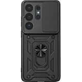 Oem Mayaxess, Ovitek za Galaxy S26 Ultra – drsni pokrov kamere in magnetni obroč, Črna, (5000274493) | Shoptok.si