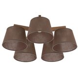 Brilagi plafonski luster latte sabia 5xE27/15W/230V borovina/smeđa | Eponuda.com