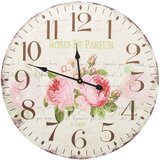 vidaXL Starinska stenska ura rože 60 cm | Shoptok.si