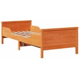  Krevetna konstrukcija Vosak smeđa 80 x 200 cm Konstruirano drvo | shoptok.hr