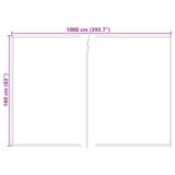  Nadomestek za senčilo Rdeča 1000 x 160 cm Poliester, (5000143415) | Shoptok.si