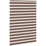 Zebra zavjesa Smeđa 155x200 cm Širina tkanine 150,9 cm Poliester | Shoptok.si