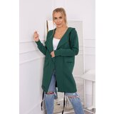 Kesi Insulated raincoat with hood dark green | Shoptok.si