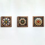 Wallity slika UKZM067, 3 dela, 16 x 16 x 2 cm Cene