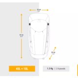 Olimp Sport Ženski ranac za treking Forclaz 45+10L | ePonuda.com