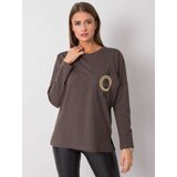 RELEVANCE Blouse-RV-BZ-5968.17-dark khaki | Shoptok.si