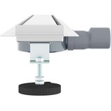 Tuš odtok 2-v-1 z 360° sifonom srebrna 90 cm, (5000112468) | Shoptok.si