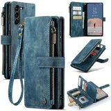 INORCO CASEME C30 Series za Samsung Galaxy S23+ PU usnjena torbica za telefon, reže za kartice, žep na zadrgo, pokrov stojala, (22036491) Cene