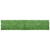 Balkonski zastor sa zelenim lišćem 500 x 100 cm | shoptok.hr