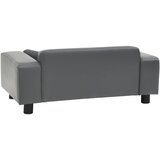 SOFA za pse siva 81 x 43 x 31 cm od pliša i umjetne kože | shoptok.hr