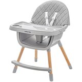 Baby Mix stolček za hranjenje Freya siv | Shoptok.si