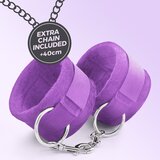 Crushious Lisice za zapešća - Tough Love, s 40 cm lančićem, ljubičaste | shoptok.hr