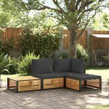 vidaXL 4-dijelni set vrtnih sofa s jastucima masivno bagremovo drvo Cijene
