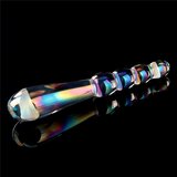 Lovetoy Twilight Gleam Glass Dildo Rising Ripples | Shoptok.si