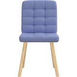 vidaXL Jedilni stoli 2 kosi jeans modra blago | Shoptok.si